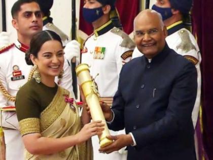 Kangana Ranaut says she will return her Padma Shri if anyone can prove she disrespected martyrs | 'ती' गोष्ट सिद्ध करा, पद्मश्री पुरस्कार परत करेन; कंगना रणौतचं आव्हान