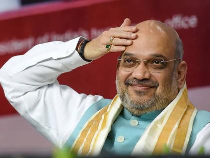 amit shah arrives on one day goa visit ahead of assembly polls | गांधी कुटुंबीय गोव्यात केवळ सुटी एन्जॉय करायला यायचे; अमित शाह यांचा सणसणीत टोला