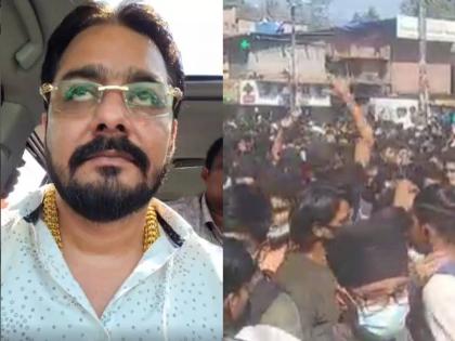 Hindustani Bhau behind the agitation of students outside the house of Education Minister in Dharavi | Hindustani Bhau: धारावीत शिक्षण मंत्र्यांच्या घराबाहेर विद्यार्थ्यांनी केलेल्या आंदोलनामागे 'हिंदुस्थानी भाऊ'चा हात?, विद्यार्थीही बोलले...