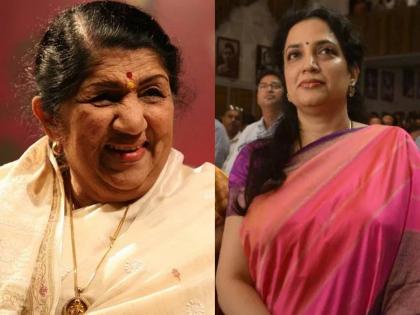 rashmi thackeray reaction on lata mangeshkar demise | Lata Mangeshkar: लतादीदींच्या जाण्यानं बाळासाहेबांनंतरचा मोठा आघात; रश्मी ठाकरे यांच्या भावना