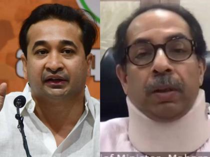 Nitesh Rane ask Why does the Chief Minister put a belt around his neck only when it is time for the government to fall | Nitesh Rane: सरकार पडण्याची वेळ येते तेव्हाच मुख्यमंत्री गळ्यात बेल्ट का घालतात?, नितेश राणेंचा आरोप