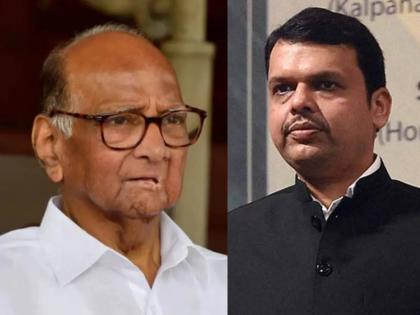 Sharad Pawar take dig of Devendra Fadnavis at NCP Programme in Osmanabad | Sharad Pawar: "तुम्ही लाख ठरवलं पण आम्ही काय येऊन देतो का?", पवारांकडून फडणवीसांच्या जखमेवर मीठ