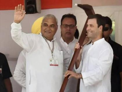 G 23 leader Bhupinder Singh Hooda meets Rahul Gandhi in Delhi | राहुल गांधी यांची हुडा यांच्याशी तडजोड; गुलाम नबी आझाद, आनंद शर्मा यांच्याशी चर्चा