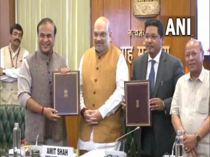 historic agreement in assam and meghalaya on border dispute in the presence of home minister amit shah | मोठी बातमी! आसाम आणि मेघालयमध्ये ऐतिहासिक करार, अमित शाह यांच्या उपस्थितीत सीमा वाद सोडवला