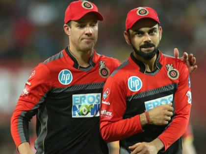 He sent me a voice note, I got very emotional Virat Kohli on how AB de Villiers' told him he was done playing for RCB | 'त्या' व्हाॅईस मेसेजने धक्काच बसला, झोप उडाली; कोहलीनं सांगितली एबीडीची आठवण