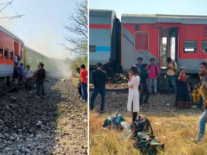 pawan express derailed during deolali lahvit in nashik maharashtra | BREAKING: नाशिकमध्ये 'पवन एक्स्प्रेस'चे १२ डबे रुळावरुन घसरले, घटनास्थळावर बचाव कार्य सुरू