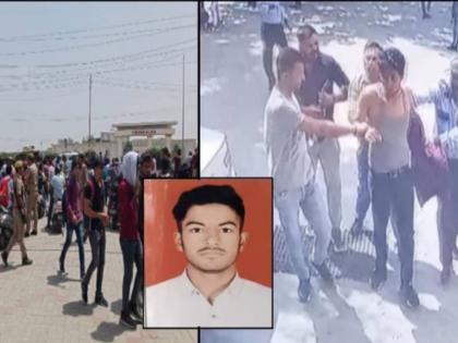 murder in miet college meerut btech student killed by seniors | बीटेकच्या विद्यार्थ्याला पळवून पळवून मारलं; चाकूनं २० वार करत संपवलं; कॉलेजमध्ये खळबळ