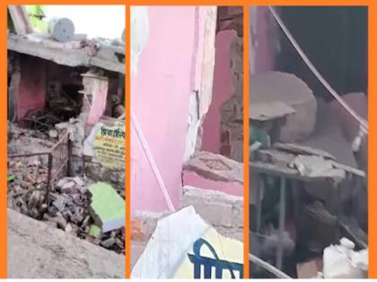 baran house collapsed due to explosives in baran doctor dies 2 women injured shocking incident in kasbathana area | घरात ठेवला होता स्फोटकांचा साठा; मध्यरात्री जोरदार स्फोट; डॉक्टरांचा मृत्यू, पत्नी जखमी