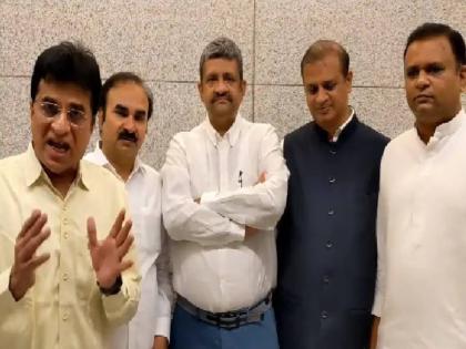 shiv sena vs bjp kirit somaiya mumbai bjp delegation meet today union home secretary at new delhi | भाजप-शिवसेना संघर्ष दिल्लीत पोहोचला! BJP चं शिष्टमंडळ गृहसचिवांची भेट घेण्यासाठी राजधानीत, शिवसेनेची तक्रार करणार 