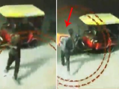 lemon thief came with rickshaw in vegetable market cctv footage goes viral | काय म्हणावं? रिक्षातून चोरटे आले, लिंबू घेऊन फरार झाले; घटना सीसीटीव्हीत कैद