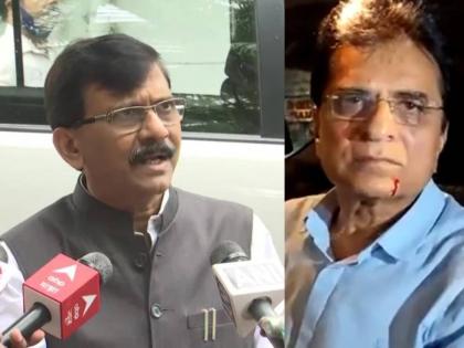 kirit somaiya claims to have been injured by putting tomato sauce under his lips says Sanjay Raut | एक माथेफिरू ओठाखाली टोमॅटो सॉस लावून जखमी झाल्याचा दावा करतोय; संजय राऊतांचा सोमय्यांवर हल्लाबोल