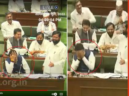 cm Eknath Shinde Speech Everyone laughed in vidhan sabha devendra fadnavis also Embarrassed | Eknath Shinde Speech: एकनाथ शिंदेंचं 'ते' वाक्य ऐकून सगळं सभागृह हसले, फडणवीस लाजले!