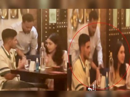 Shubman Gill Dating Sara Ali Khan India Cricketer Pictured having a Dinner Date with Saif Ali Khans Daughter | Shubman Gill: सारा तेंडुलकर नव्हे, तर सारा अली खानला डेट करतोय शुभमन गिल?, रेस्टॉरंटमध्ये दिसले एकत्र!