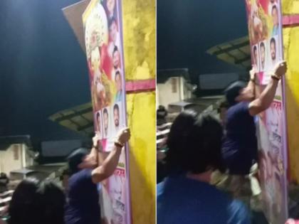 A case has been filed against Shiv Sainiks for tearing the Ganshotsav banner | गणशोत्सवाचा बॅनर फाडल्यानं शिवसैनिकाच्या विरोधात गुन्हा दाखल