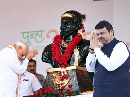 devendra fadnavis praises narendra modi for the new Navy flag | प्रत्येक शिवभक्तासाठी आज अभिमानाचा दिवस, नौदलाच्या नव्या ध्वजासाठी फडणवीसांनी मानले मोदींचे आभार