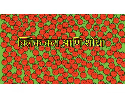 optical illusion can you spot 3 apples among the tomatoes | Optical Illusion: टोमॅटोच्या भाऊगर्दीत लपलेत ३ सफरचंद, हुशार असाल तर १० सेकंदात शोधून दाखवाल!