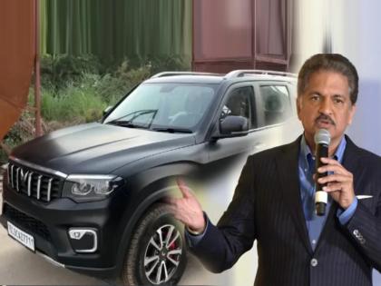 scorpio n painted in satin matte black ppf anand mahindra became fan | पठ्ठ्यानं Scorpio-N चा लूकच बदलून टाकला, आनंद महिंद्राही झाले फॅन; कार खरेदीची दिली ऑफर!