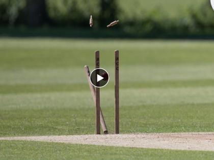 bowler took 6 wickets in an over with tennis ball in a local tournament in panvel | नादच खुळा! W,W,W,W,W,W...एकाच षटकात ६ विकेट्सचा विक्रम; पाहा Video