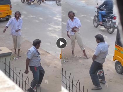 2 autowala dances like michael jackson in viral video netizens loved i | VIDEO: रिक्षावाल्याच्या 'ब्रेक डान्स'ची फॅन झाली 'पब्लिक', बोले तो...एकदम देसी जॅक्सन!