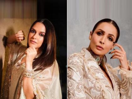 malaika arora shouts at neha dhupia fight with sister amrita arora moving in with malaika arora | मलायकाचं बहिणीसोबत भांडण, मध्यस्थीसाठी आलेल्या नेहा धुपियालाही सुनावलं; म्हणाली...तू तर लांबच राहा!