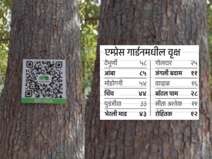 Now even the trees will bloom tell their own name QR code on 850 trees in Pune's Empress Garden | आता झाडेही बाेलणार, स्वत:चे नाव सांगणार; पुण्याच्या एम्प्रेस गार्डनमधील ८५० वृक्षांवर क्यूआर कोड