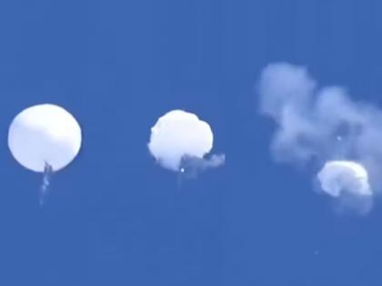 united states of america shoots down chinese balloon over atlantic china gives strong reply | हेरगिरी बलून पाडल्यानंतर चीनचा तिळपापड, अमेरिकेला थेट इशाराच दिला; दोन्ही देशांमध्ये तणाव!