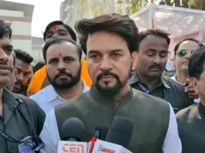 BJP's show of strength on the occasion of Anurag Thakur's welfare visit | अनुराग ठाकूर यांच्या कल्याण दौऱ्यानिमित्त भाजपाचं शक्तिप्रदर्शन