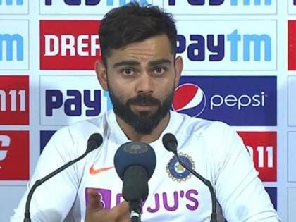 virat kohli says he is noy here to prove himself after masterly 186 runs vs australia | कोहलीचा खेळ संपला असं जे म्हणायचे...विराटनं त्यांचं तोंड एका वाक्यात बंद केलं, म्हणाला...! 