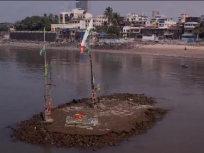 राज ठाकरेंनी दाखवलेली माहिमच्या समुद्रातील हिच 'ती' जागा, नेमकं काय सुरूय पाहा PHOTOS