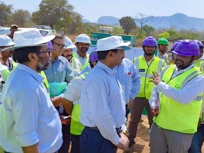 Bullet train works smoothly Inspection by MD of NHSRCL | बुलेट ट्रेनची कामे सुसाट! एनएचएसआरसीएलच्या एमडींकडून पाहणी