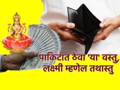 Vastu Shastra: पैशांचे पाकीट कधीही रिकामे होऊ नये वाटत असेल तर बाळगा 'या' चार वस्तू!