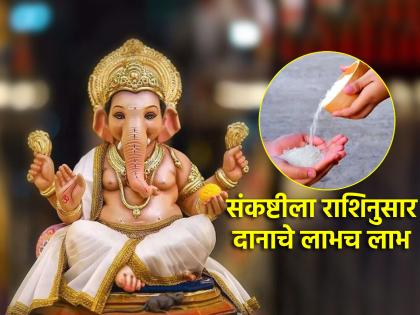 Sankashti Chaturthi 2024: Donate according your zodiac sign on Sankashti Raashi; Stuck work will be done! | Sankashti Chaturthi 2024: संकष्टीला राशीनुसार करा दान; मार्गी लागेल अडलेले काम!