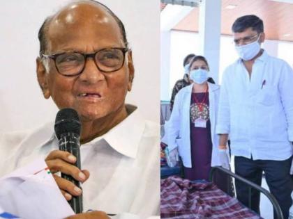 Sharad Pawar phone call to NCP MLA nilesh lanke who running covid center for Corona patients | कोरोना रुग्णांसाठी झटणाऱ्या राष्ट्रवादीच्या आमदाराला थेट शरद पवारांचा फोन, म्हणाले 'निलेश काहीही लागलं तर कळव'