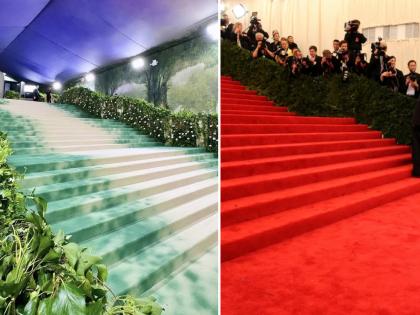 Met Gala 2024 Why has a green carpet replaced the red carpet at Met Gala 2024? | यंदा Met Gala 2024 मध्ये 'रेड' नाही तर 'ग्रीन कार्पेट'चा वापर! जाणून घ्या का केला मोठा बदल