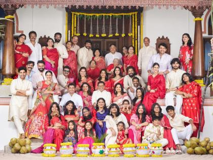Ram Charan celebrated Makar Sankranti with his family | फॅमिली फोटो! राम चरणने मकर संक्रांतीचा सण कुटुंबासोबत केला साजरा