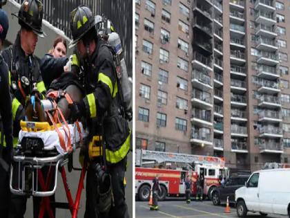 Fire | Accident | New York City | 19 People including 9 children died and more than 50 injured in fire | Fire in New York: न्यूयॉर्कमधील बहुमजली इमारतीत भीषण आग, 9 मुलांसह 19 जणांचा होरपळून मृत्यू