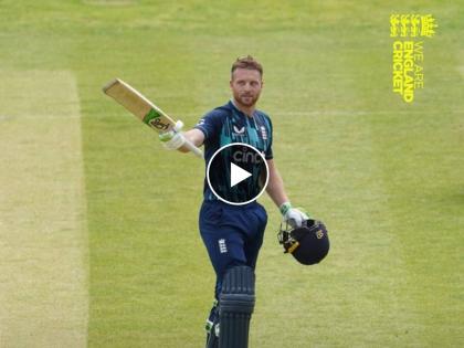 NED vs ENG : Jos Buttler scored unbeaten 162 runs in 70 balls, with the 7 fours and 14 sixes, break many records Watch Video  | Jos Buttler, NED vs ENG : २१ चेंडूंत कुटल्या ११२ धावा; जोस बटलरचा 'नाद खुळा' खेळ, पाहा रेकॉर्ड ब्रेक शतकाचा Video 