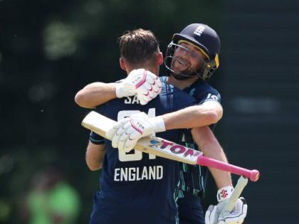 NED vs ENG : NEW WORLD RECORD, England have now passed the highest total in men's ODI history, England finish on 498 for 4, Jos Buttler, Phil Salt & Dawid Malan hit 100s  | NED vs ENG : World Record! इंग्लंडने नोंदवली वन डेतील सर्वोच्च धावसंख्या; Jos Buttlerसह तिघांचे शतक, विक्रमांचा पाऊस 