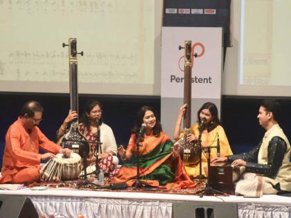 Pandit Kumar Gandharva's birth centenary music festival ends grandly, 'Kaljayi' turns out to be a rich feast of classical music | पं. कुमार गंधर्व जन्म शताब्दी: संगीत महोत्सवाचा थाटात समारोप, शास्त्रीय सुरावटींची रसाळ मेजवानी ठरला ‘कालजयी’