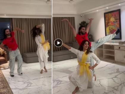 Janhvi and Ori's amazing dance on Pinga song, video goes viral | जान्हवी आणि ओरीचा पिंगा गाण्यावर भन्नाट डान्स, व्हिडीओ व्हायरल