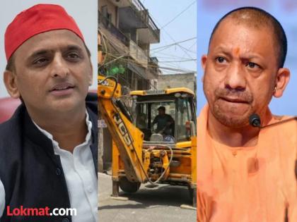 "It takes breath to drive a bulldozer", Yogi Adityanath-Akhilesh Yadav clashed!  | "बुलडोजर चालवायला दम लागतो", योगी आदित्यनाथ-अखिलेश यादव भिडले! 