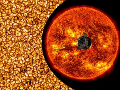 A solar telescope first time clicks the close up photo of the sun | अद्भूत! पहिल्यांदाच समोर आला सूर्याच्या पृष्ठभागाचा फोटो, आश्चर्यकारक गोष्टीचा झाला खुलासा!