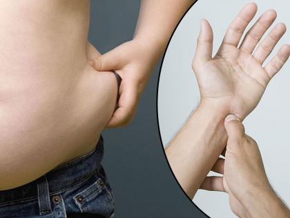 Weight loss : Press these four acupressure points daily to lose weight | Weight loss : 'या' चार अ‍ॅक्यूप्रेशर पॉइंट्सला रोज दाबा, लवकर कमी होईल वजन