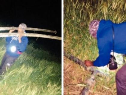 Working in the fields all day; Awakening to water the crops again at night | दिवसभर शेतात काम; पिकांना पाणी देण्यासाठी रात्रभर जागरण