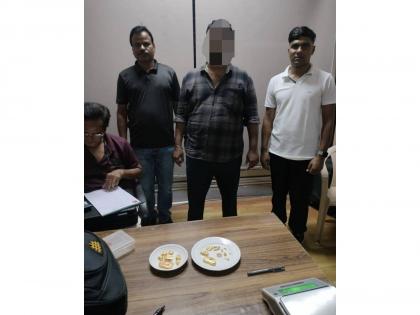 Smuggling of gold from Sanghamitra Express; Biscuits seized from accused in Andhra Pradesh | संघमित्रा एक्स्प्रेसमधून सोन्याची तस्करी; आंध्र प्रदेशातील आरोपींकडून बिस्किटे जप्त