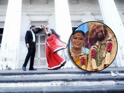 bigg boss marathi fame actor nikhil rajeshirke tied knot wedding photos | 'बिग बॉस मराठी' फेम अभिनेत्याचं शुभमंगल सावधान! लग्नाचे फोटो आले समोर