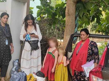 Two daughters from Israeli businessman; Woman left Goa to live in cave without telling husband | इस्रायली उद्योजकापासून दोन मुली; पतीला न सांगता महिला गोव्यातून गेली गुहेत राहायला