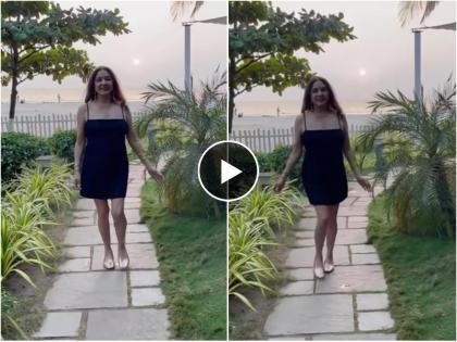 neena-gupta-shares-video-wearing-short-black-one-piece-says-it-takes-guts-to-wear-such-dress | Neena Gupta : शॉर्ट ब्लॅक वनपीसमध्ये नीना गुप्ता यांचा ग्लॅमरस Video; म्हणाल्या, खूप हिंमत लागते...