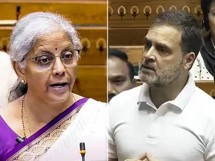 Union Finance Minister Nirmala Sitharaman replies to budget discussion in Lok Sabha, Target Congress | निर्मला सीतारामन यांनी लोकसभेत 'ती' यादीच वाचली; काँग्रेसला करून दिली जुनी आठवण