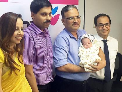 Maternity delivery at 22nd week: Nirvana, who fought with various challenges of birth, came home | २२ व्या आठवड्यात प्रसूती : जन्मत:च विविध आव्हानांशी झुंज देणारा निर्वाण आला घरी